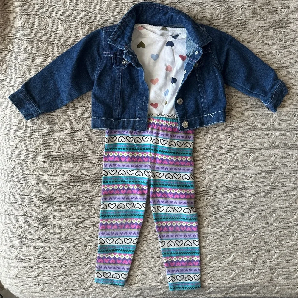 EUC Delia’s Baby Girl Mix’n’Match Outfit Bundle, 18 Months